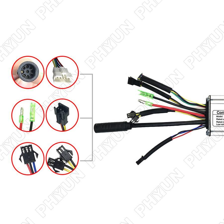 48V/36V 15A Controller For 50W 350W Brushless Motor Electric Bicycle KT Display