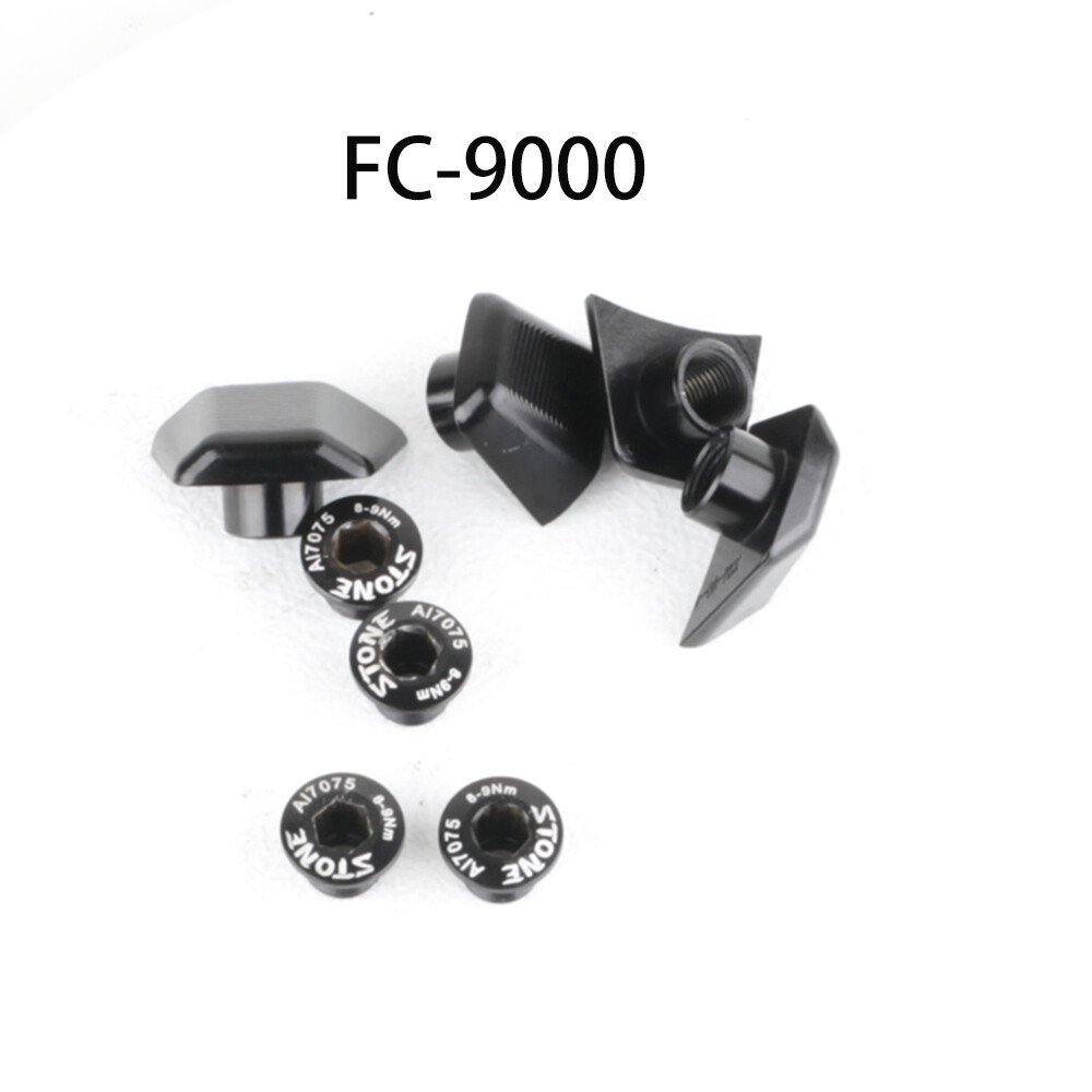 STONE Chainring Bolts Alloy Chainwheel Screws Nuts for FC-9000 R7000 R8000 R9100