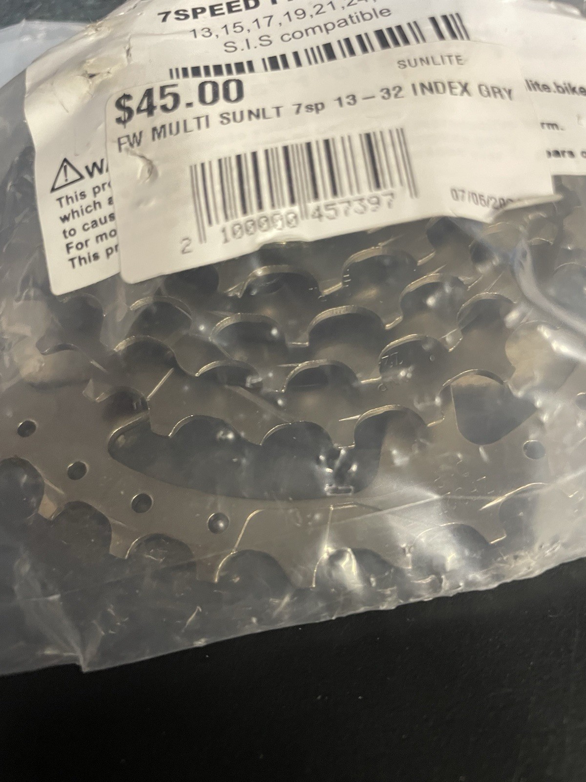 Sunlite 7sp Freewheel Fw Multi Sunlt 7sp 13-32 Index Gry