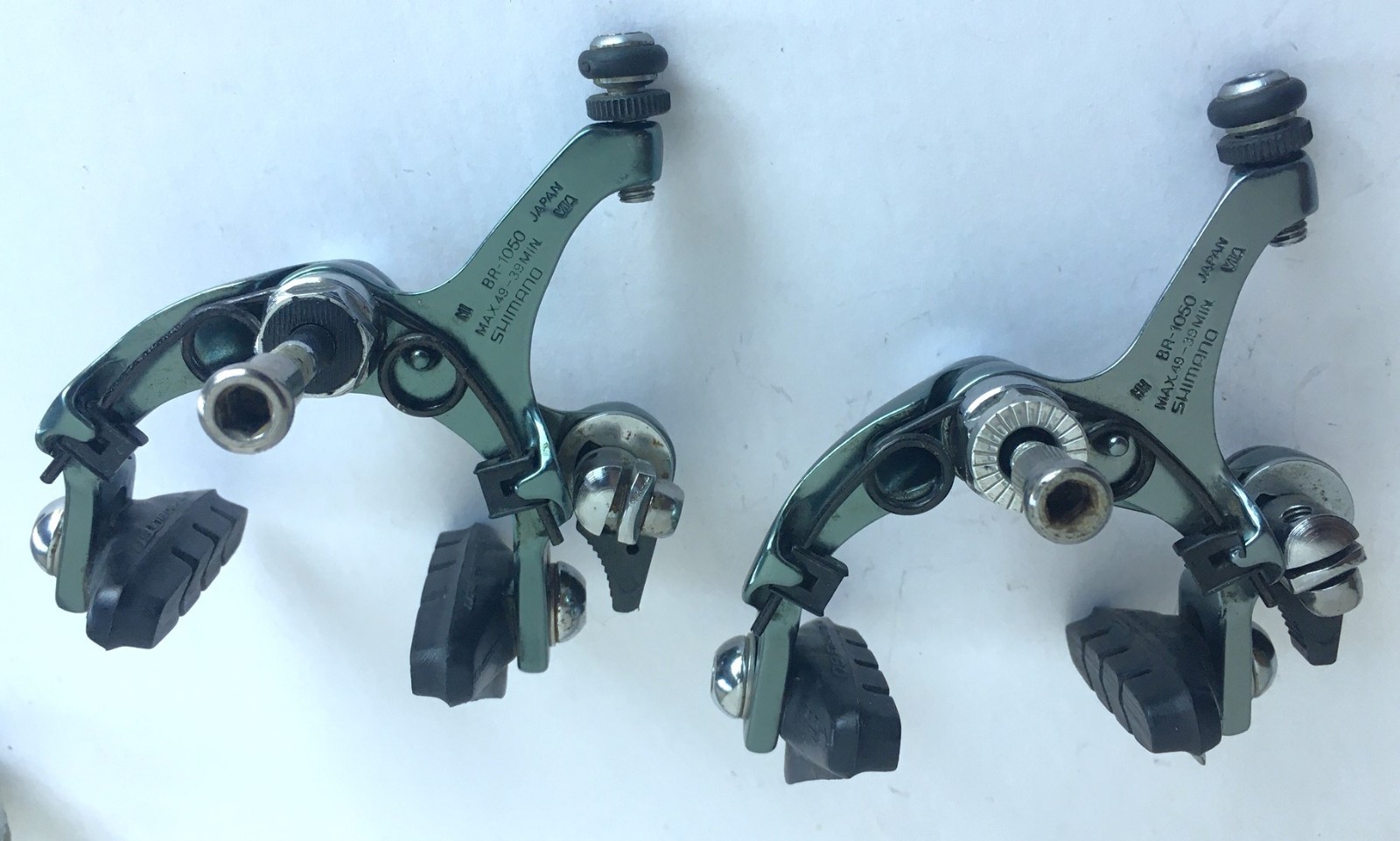 Shimano 105 Brakeset w/Levers BL-1051 / BR-1050 Blue Gray SLR NOS Hoods Japan