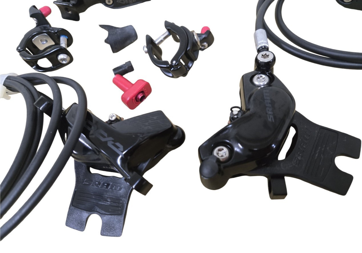 Sram Code RSC Disc brake Set & Clamps 4 Piston NOS OEM 1700/850mm