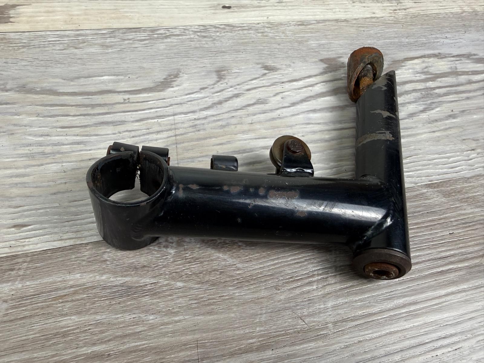 Vintage 110mm 25.4mm Clamp Steel Bicycle Stem / 22.2 mm Quill