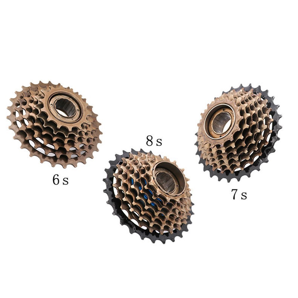 Screw On Freewheel 13/14-28T Easy Assembly High-carbon Steel Screw On Freewheel