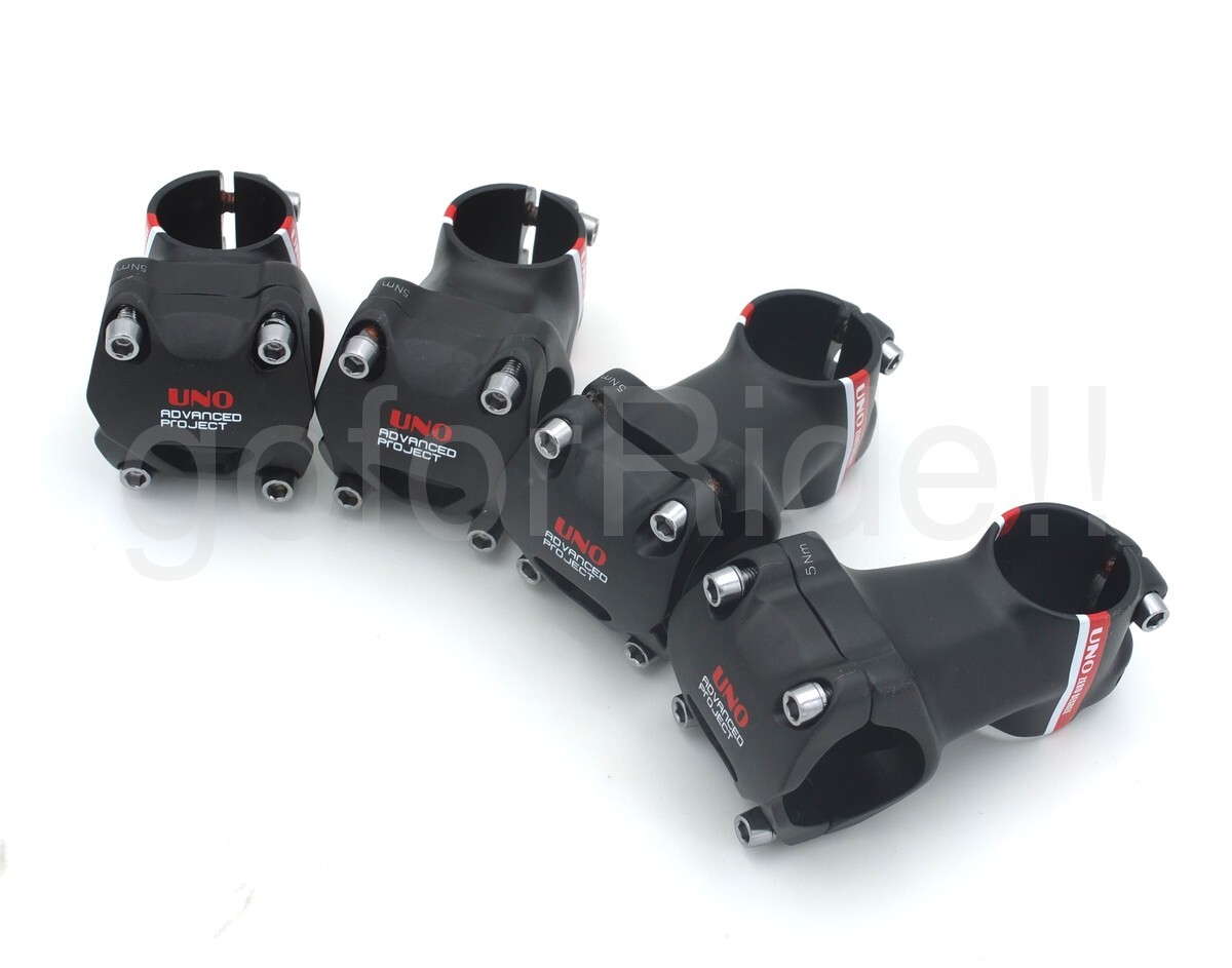 UNO 3D forged 6061 Alloy Short Stem bicycle Bike 31.8 x 65mm Black/Red