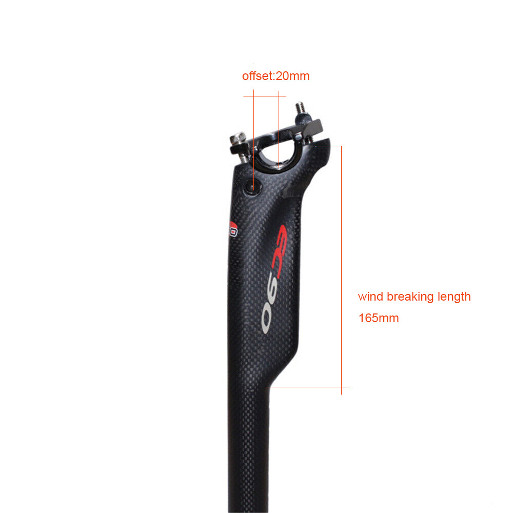 EC90 UD Carbon Fiber MTB Road Bike Aero Seatpost Seat Post Tube 27.2/30.8/31.6mm
