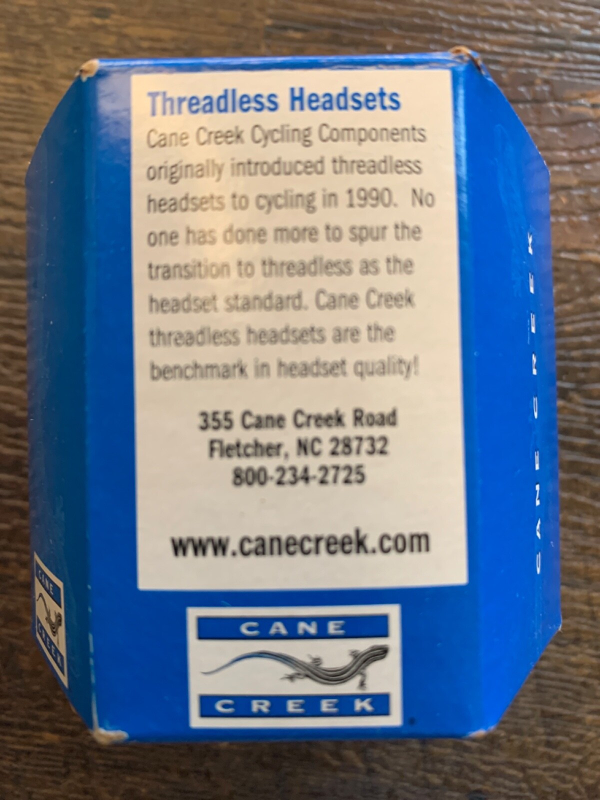 CANE CREEK 1/1/8″ Threadless Headset, Tank Hit model, NIB, BLACK ONLY!