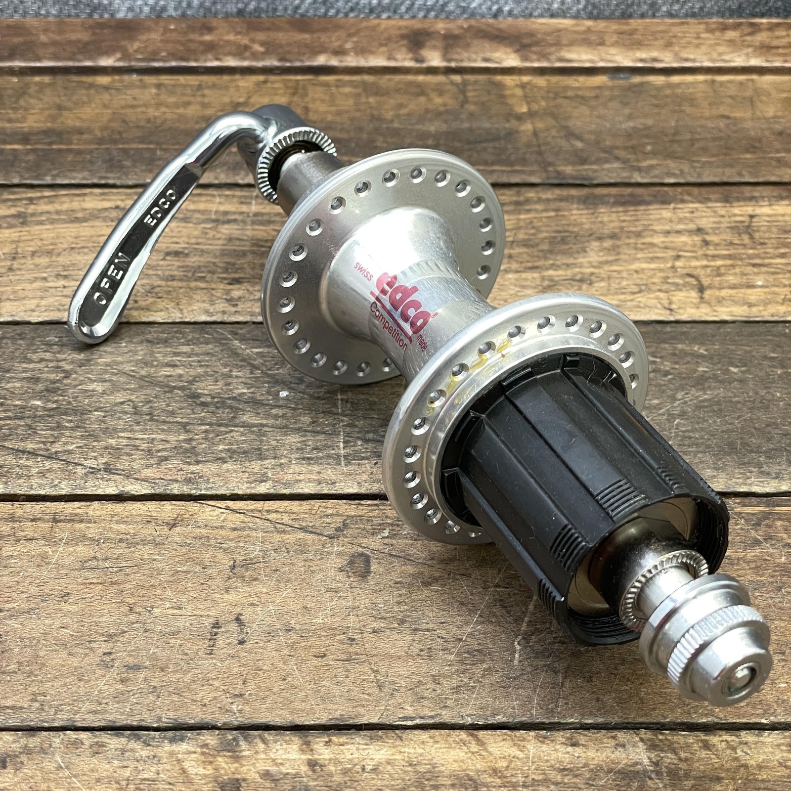 Vintage Edco Competition Tandem Rear Hub 48 Hole 48h 145 Mm Shimano QR Swiss