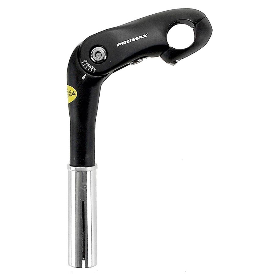 Promax 85mm 1 1/8 Adj OEM Black, Stem, Diameter: 25.4mm, Length: 85mm, Steerer: