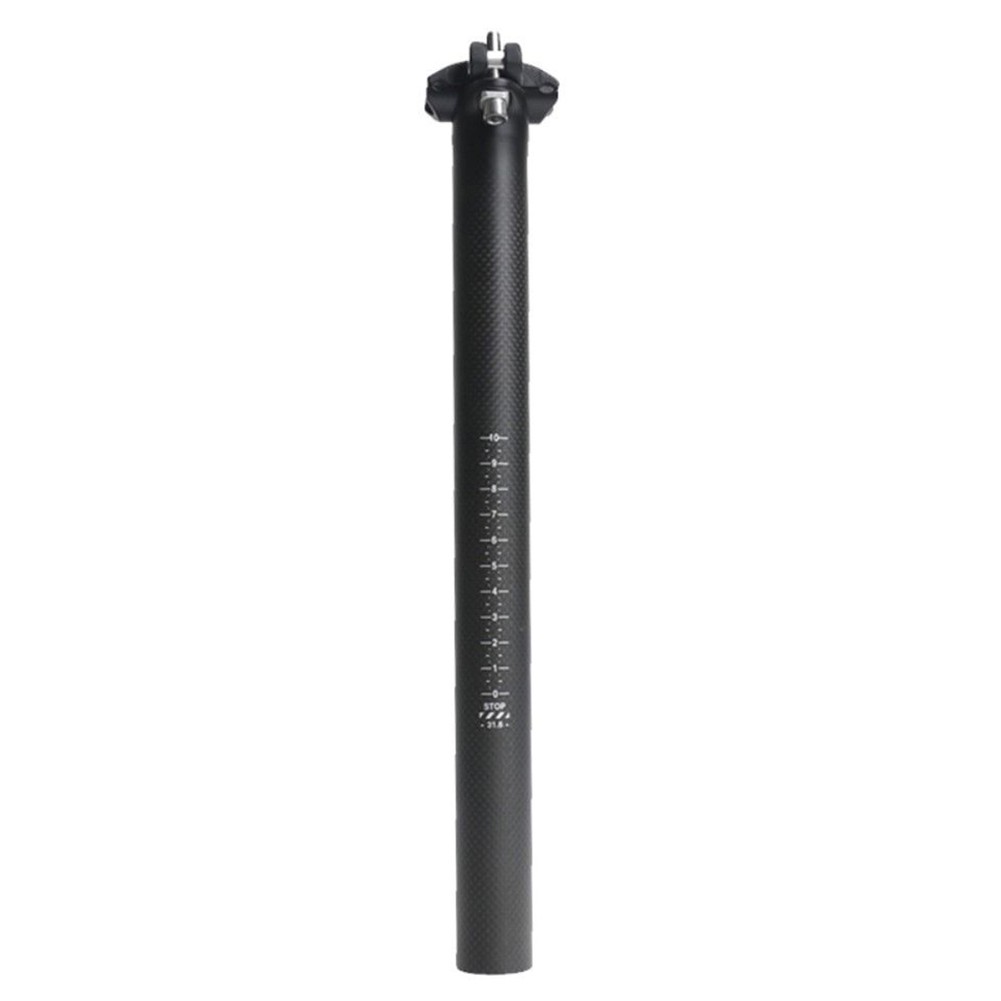 Full Carbon Bicycle Seatpost MTB Road Bike Seat Tube 27.2/30.8/31.6mm*350/400mm