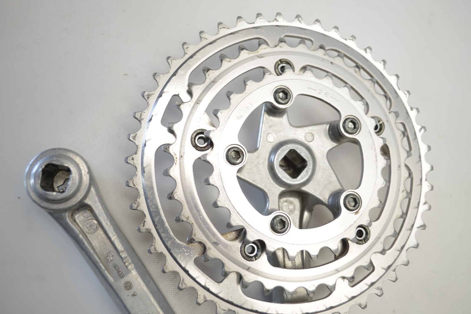 SUGINO CR BICYCLE 170 MM TURBINE 48/36/26 T SQUARE TAPER CRANKSET 110/74 MM BCD