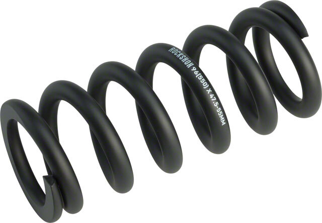 RockShox Metric Coil Spring – Length 134mm, Travel 47.5-55mm, 550 lbs, Black