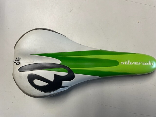 WTB Silverado Breezer Mountain Bike Saddle w/NiCro rails 140x280mm 232g Grn/WT