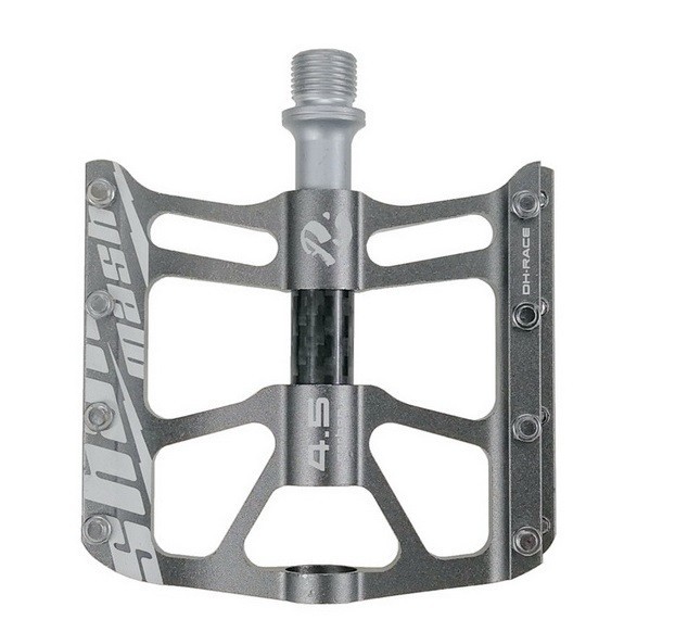 Aluminum Carbon Road MTB Mountain Bike Pedal 3 Bearing AM Flat Pedals Anti-slip