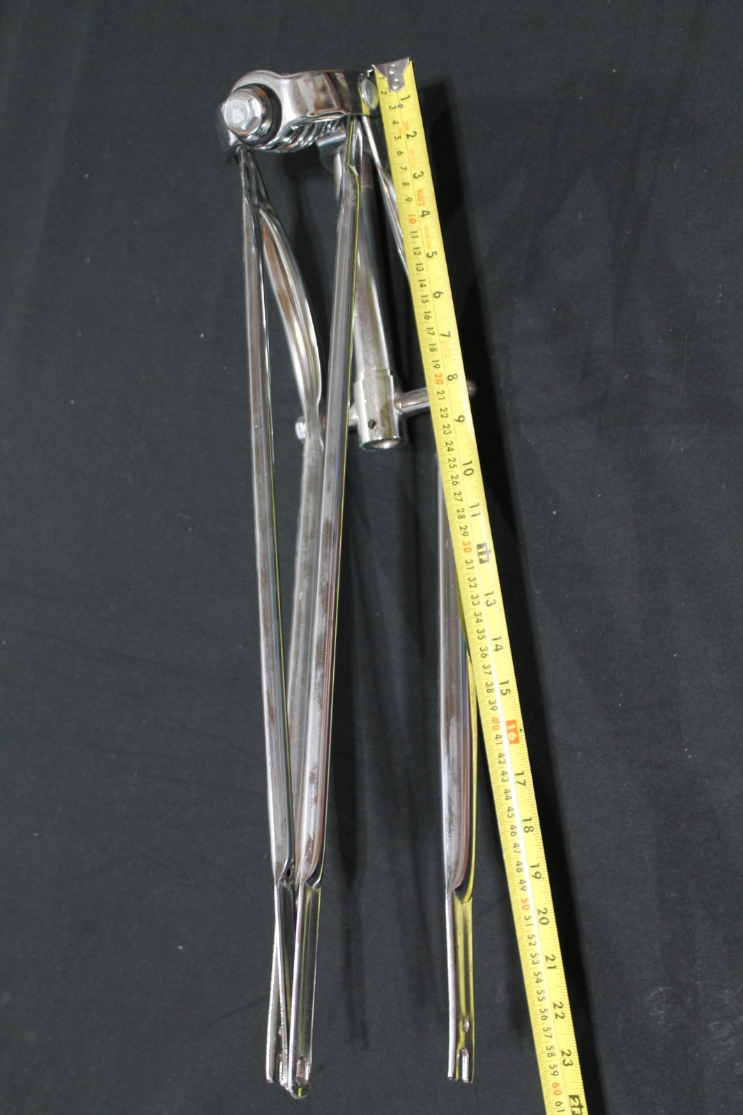 Vintage Chrome Springer Bicycle Front Fork Suspension Assembly Chopper Cruiser