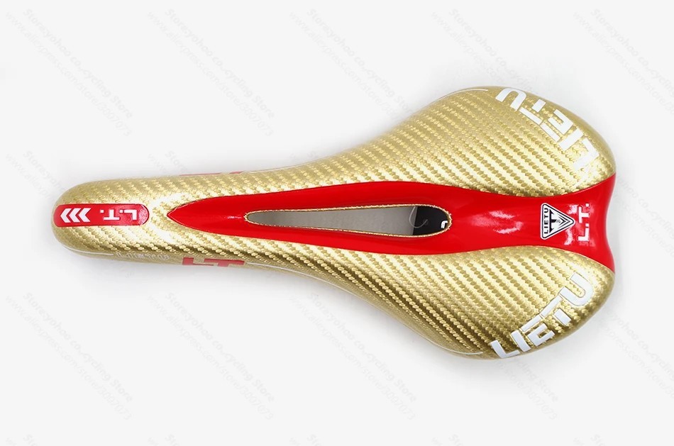 MTB Road Bike Carbon Leather Saddle Cycling Seat Front Cushion Bike Saddle