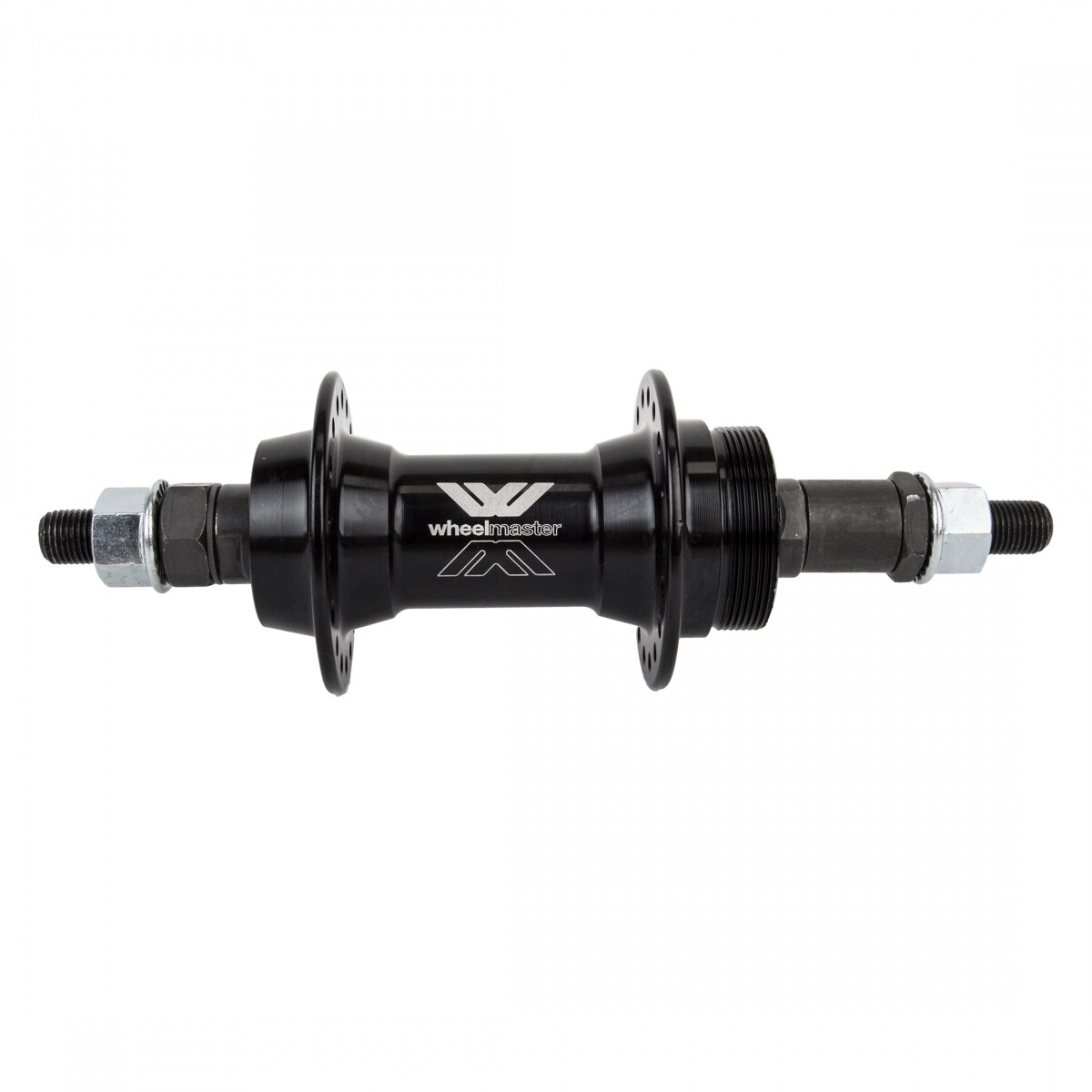Wheel Master AB-1000 Alloy Bolt-On Hubs RR 36H Blk 5-7s FW