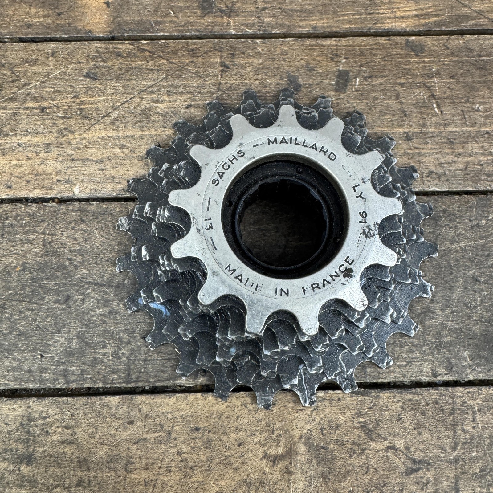 Vintage Sachs Maillard LY91 Freewheel 8 Speed 13-24T 24T Silver France Road 8s