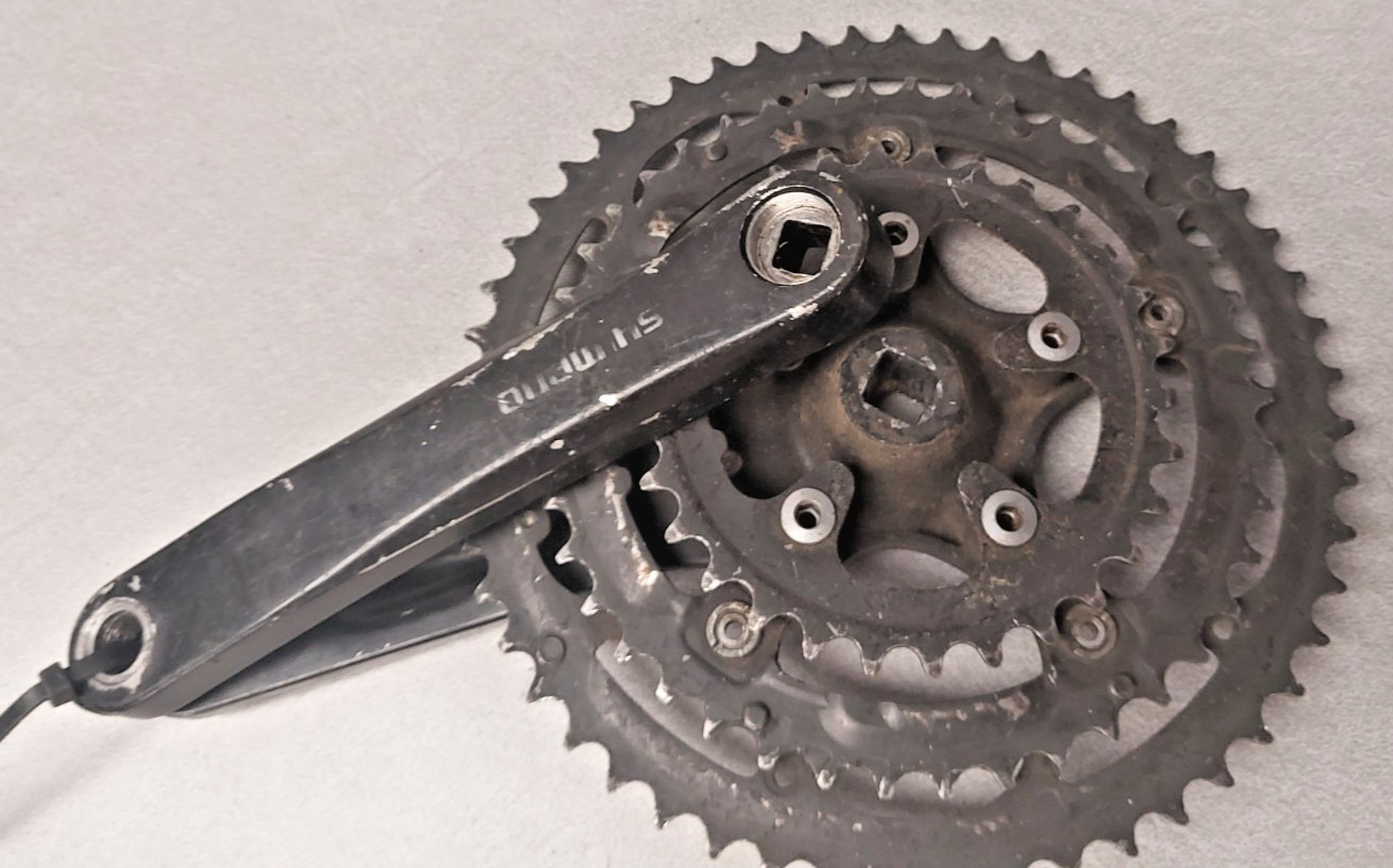 Shimano FC-2308 Triple Crankset 175mm 52/42/32t BCD130/74 MTB Hybrid USA Shipper