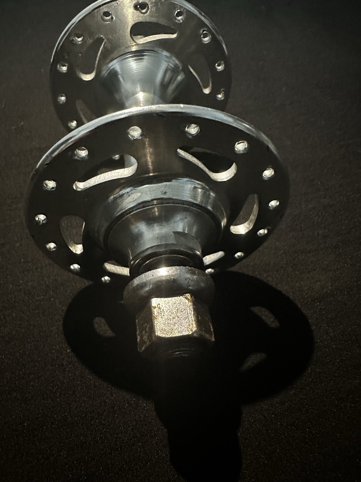 State Steel 36 Hole Silver Front Hub Bicycle Single Hub