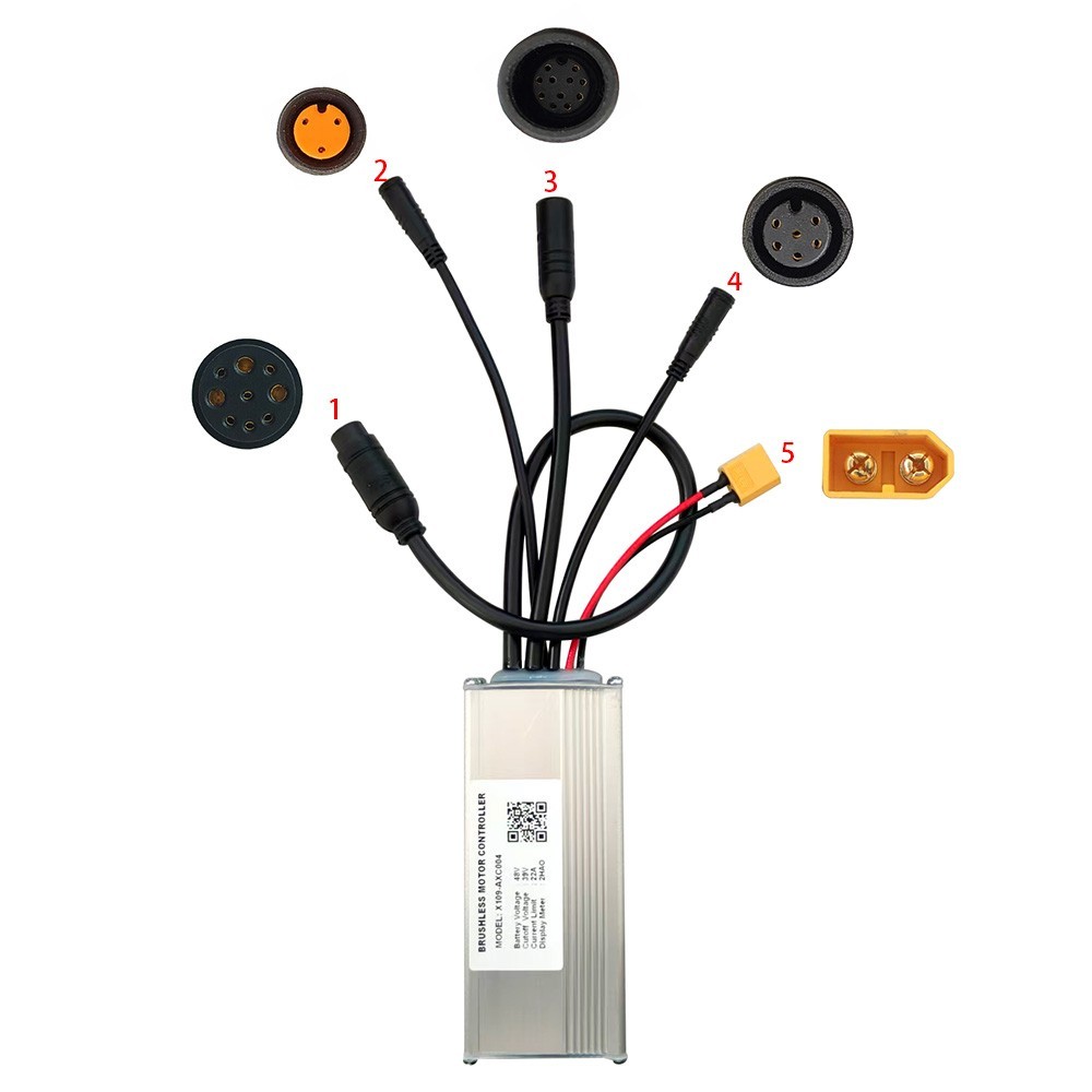 Brushless Motor Controller X109-AXC004 48V 22A Electric Bike Conversion Kit 2HAO