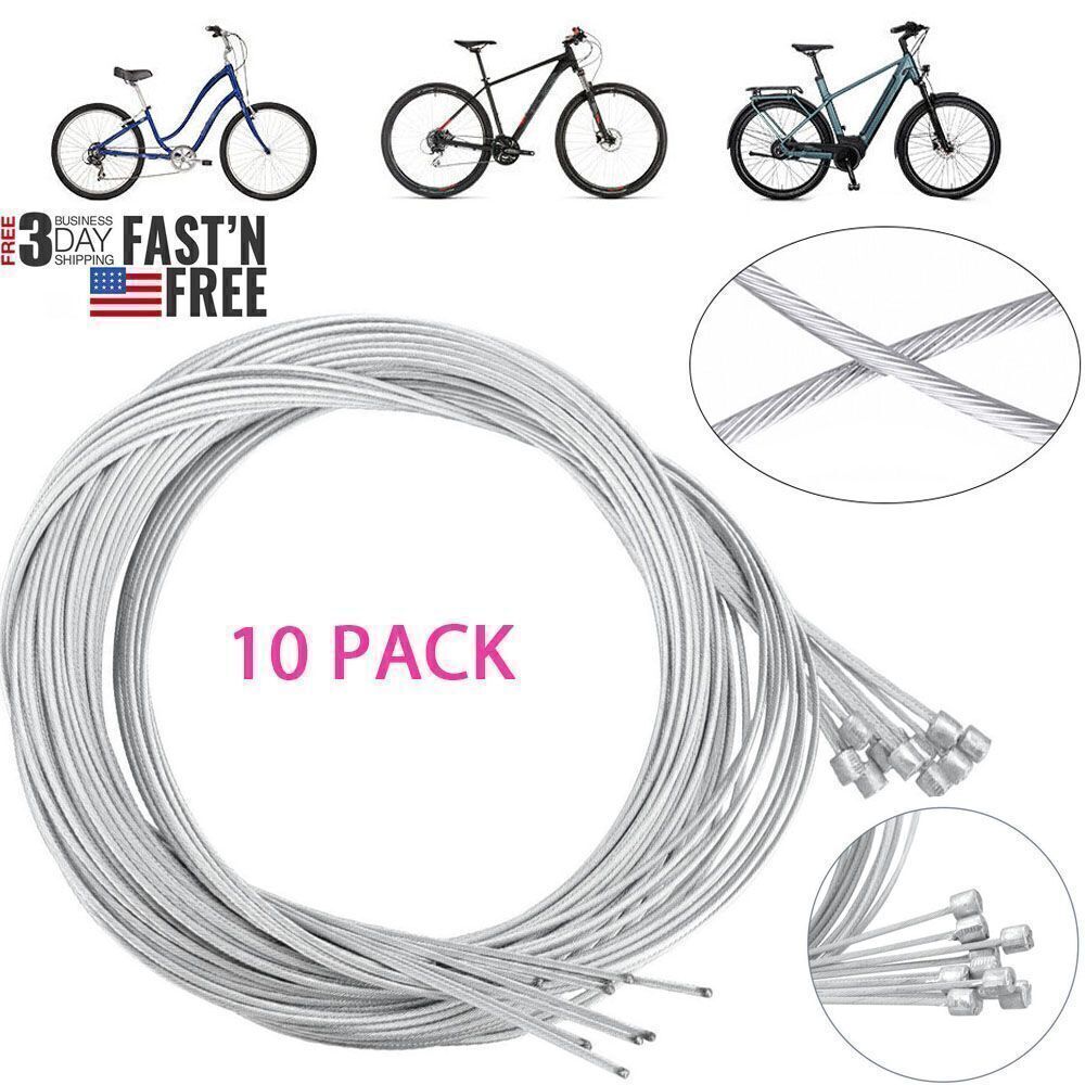 20Pcs 6FT Bicycle Brake Inner Wire Cable Line For Front Rear Road Bike Break USA
