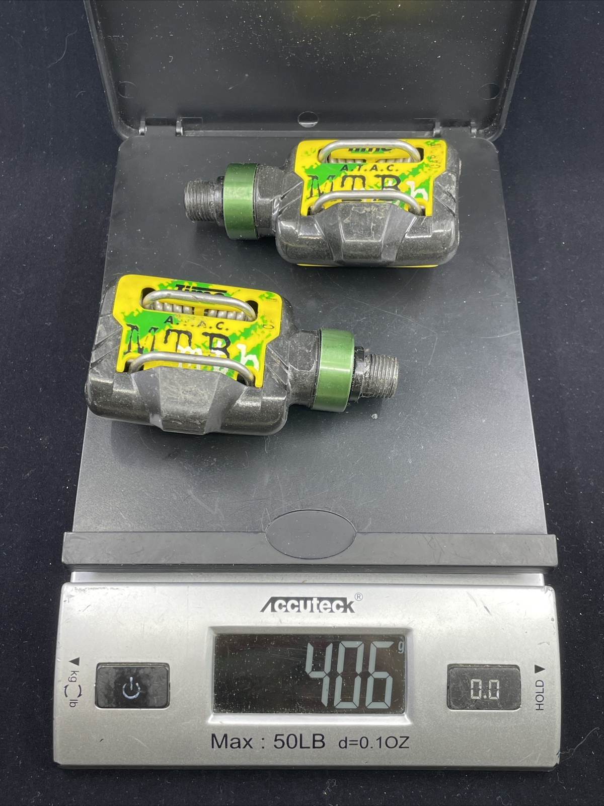 RARE TIME for BIANCHI Limited Edition GREEN ATAC Off-Road Pedals MTB EXCELLENT!