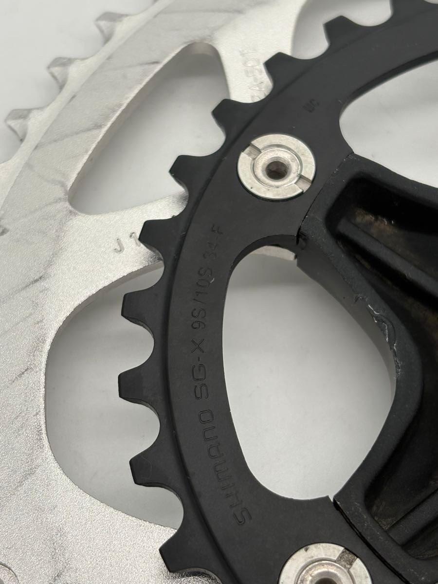 PINARELLO Crankset 170mm 50/34T 110mm BCD Compact Road Bike Black Vintage