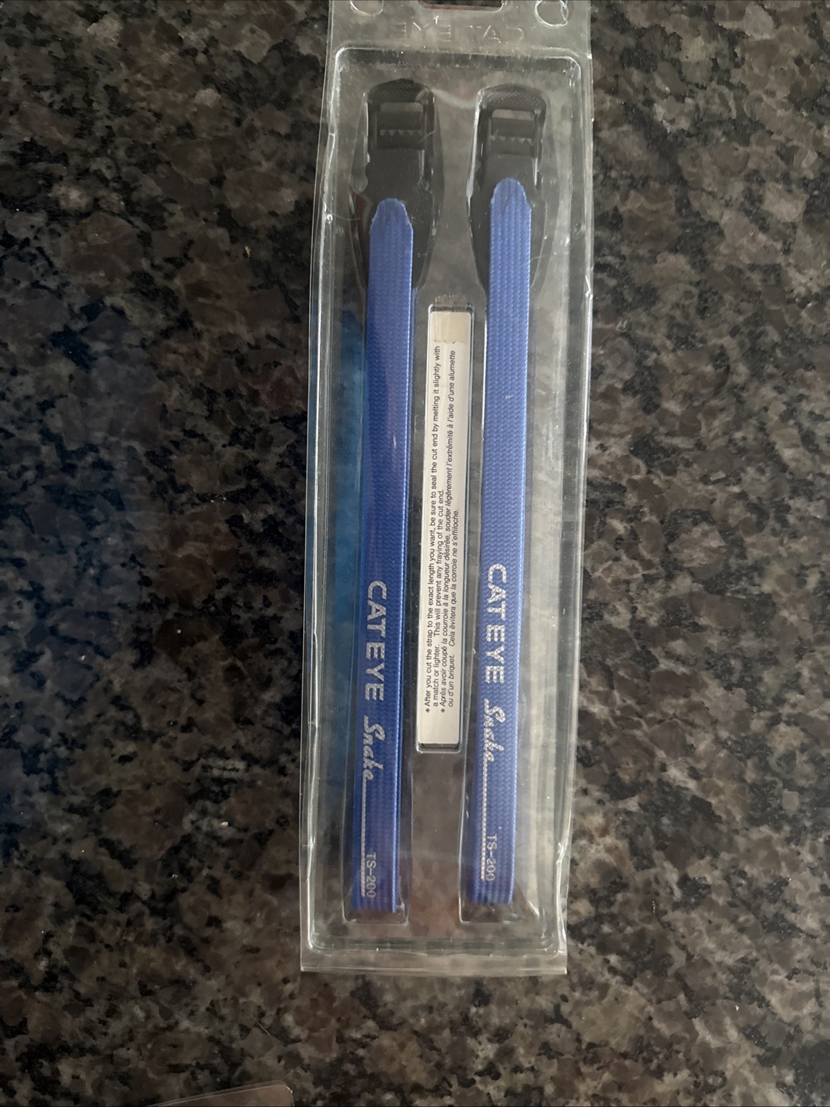 NOS Cat Eye Snake TS-200 Vintage Bike Toe Clip Straps – Blue,yellow,white,black