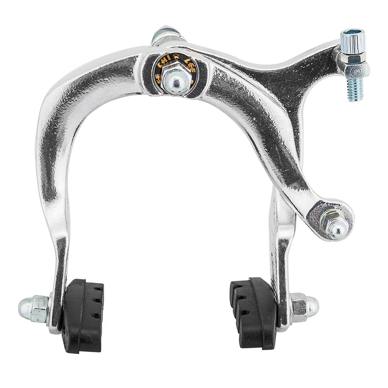SILVER ONE BICYCLE MX SIDE PULL CALIPER BRAKE SET FITS FRONT OR REAR SILVER NEW