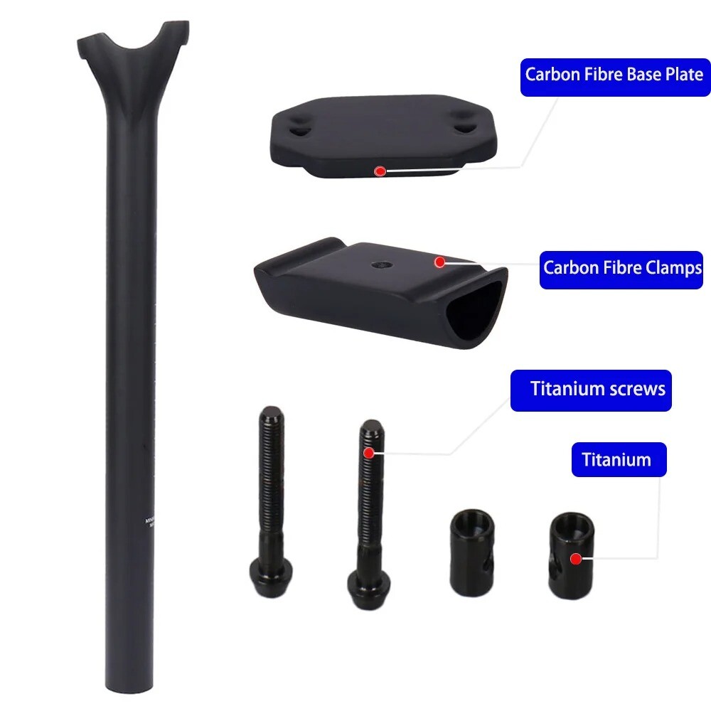 Ultralight UD Carbon Fiber Seatpost 27.2/30.9/31.6mm MTB Road Bicycle Seat Post