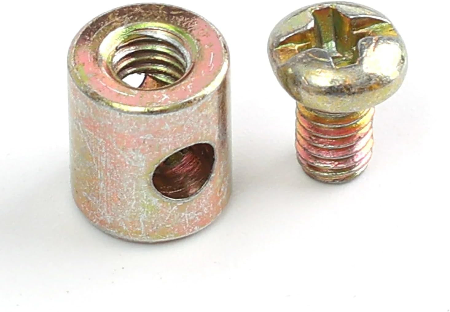 20 Pack Mini Bike Throttle Cable Ends Replacement Bike Cable End Caps with Screw