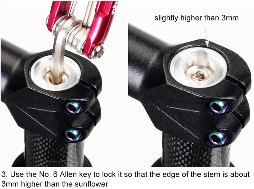 Bike Stem Headset Top Cap,Aluminum Alloy Bicycle Headset Top Cap Bike Fork Expa