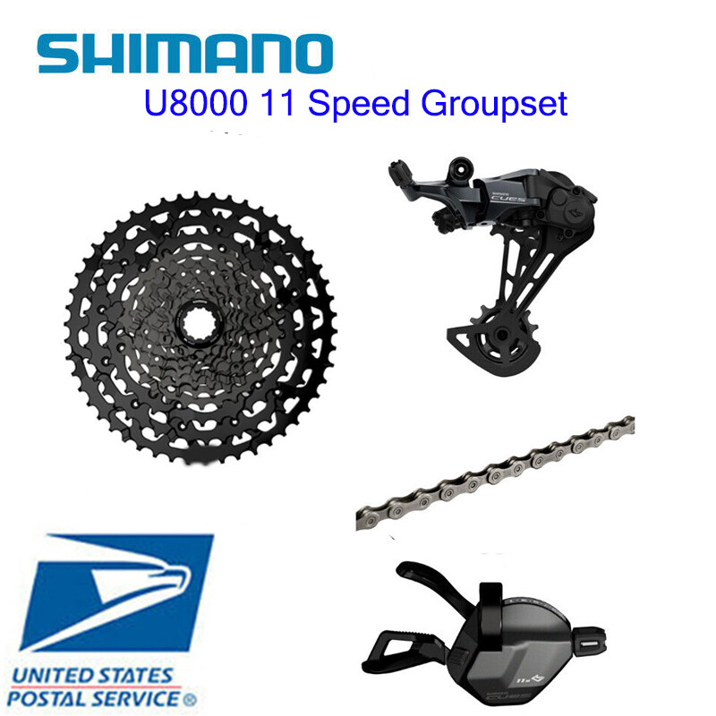 Shimano Cues U8000 11S 4pcs Groupset Cassette 50T Right Shifter Derailleur Chain