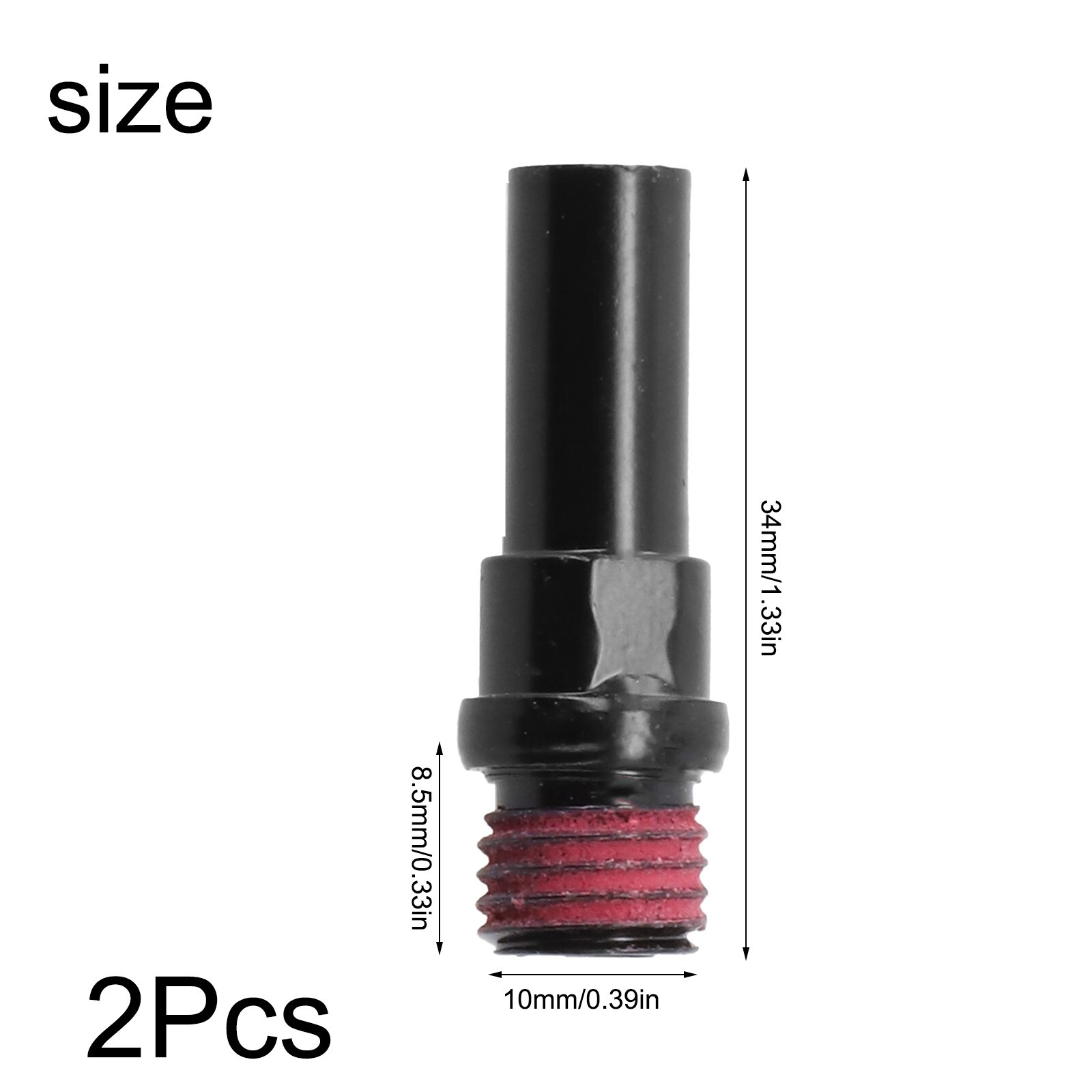 High Strength M10 V Brake Screws for Secure Bike Frame/Fork Attachment (2 Pack)