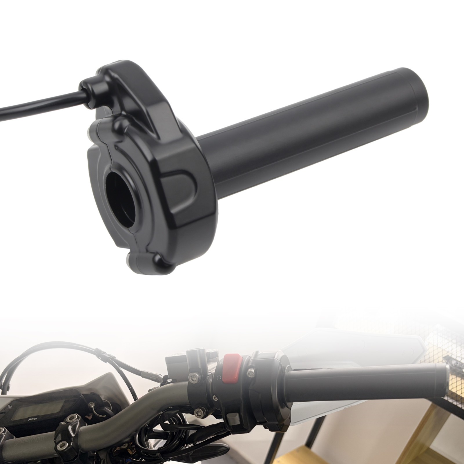 Electric Motorcycle Dirt Bike Handle Throttle Turn Grip Parts For Ridstar Q20