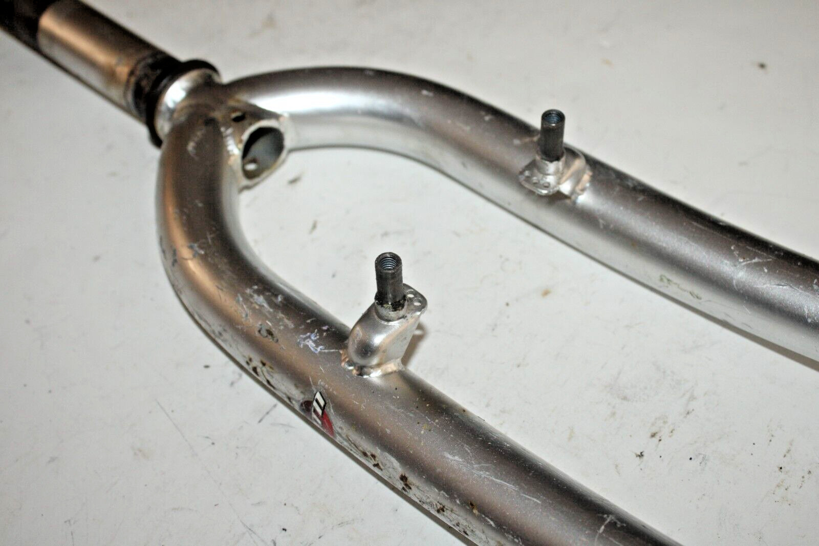 24″ Kids MTB Bike Fork 11/8″ Threaded 135mm 1070g Steel Canti Silver USA Ship
