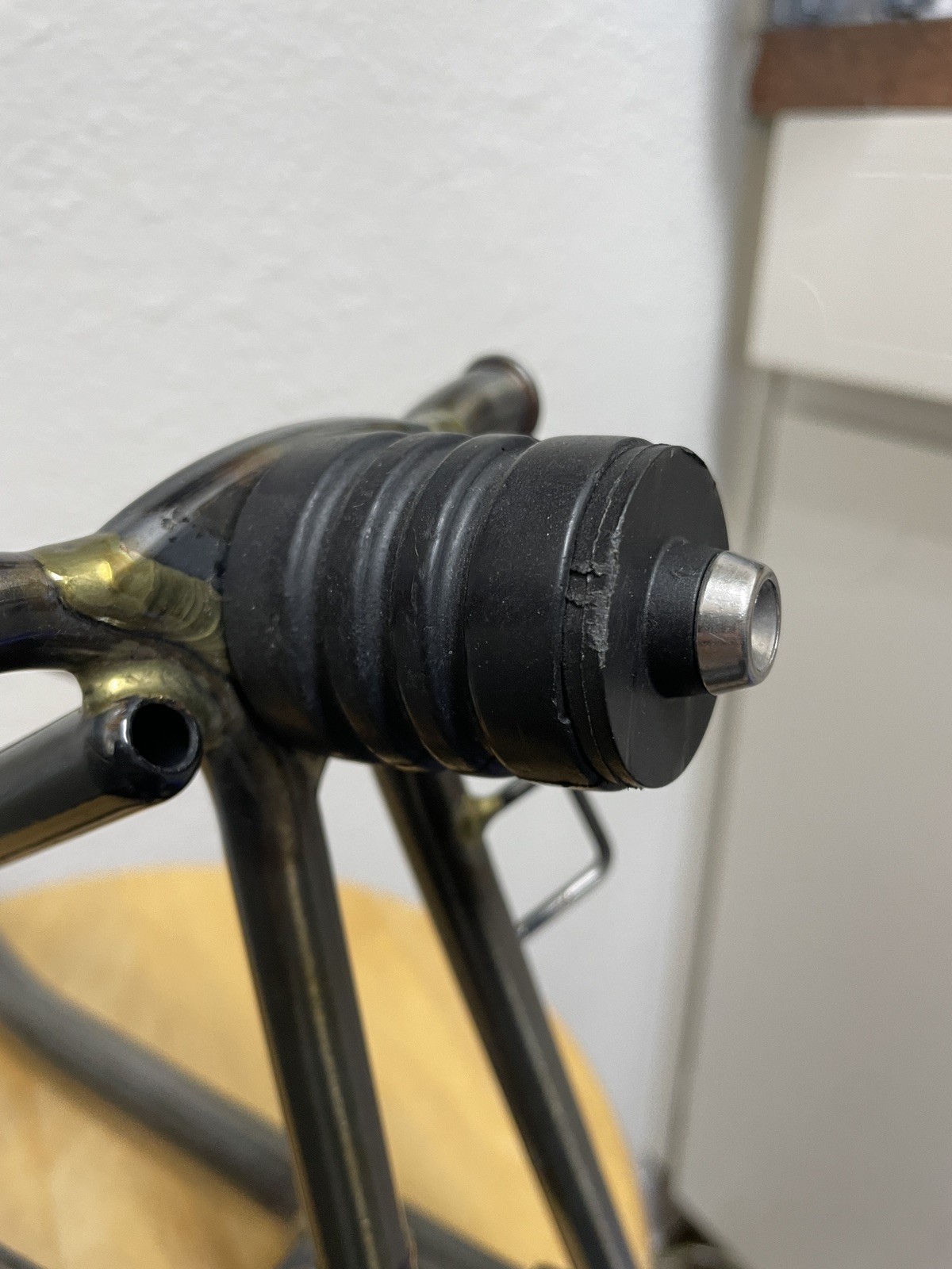 Brompton Raw Lacquer Rear Triangle