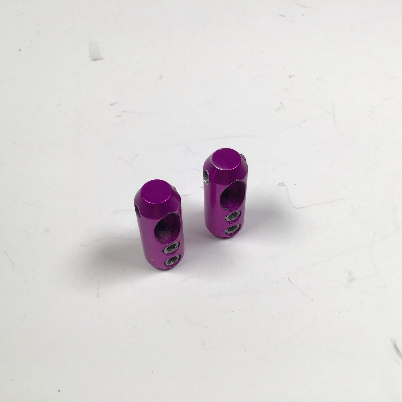 Joe’s Cantilever Brake Cable Hanger Set 3DV Purple Vintage MTB Yeti Grafton Rare