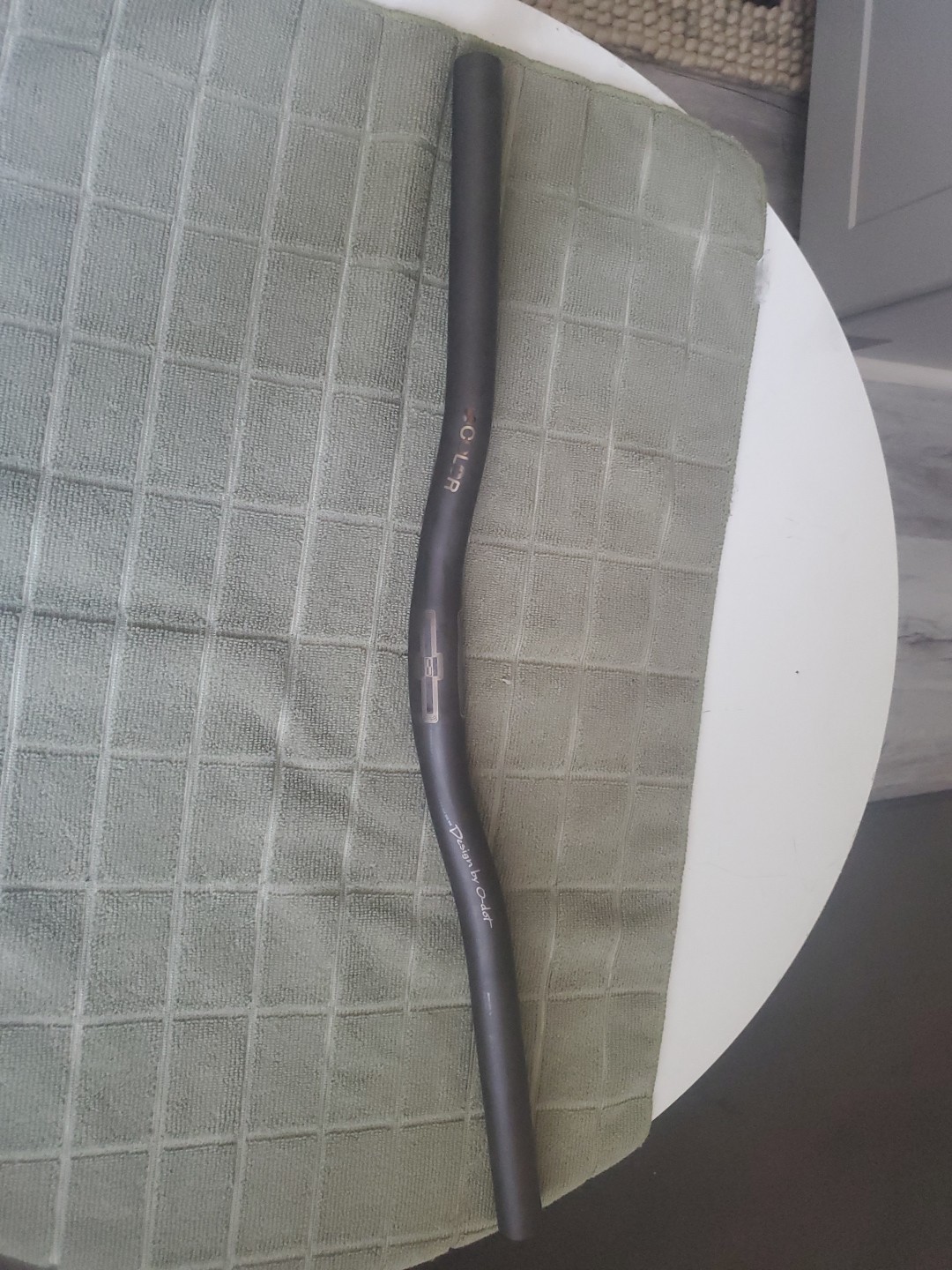 Colorplus Titanium Riser Handlebar 540mm Width, 15mm Rise, Coffee Brown