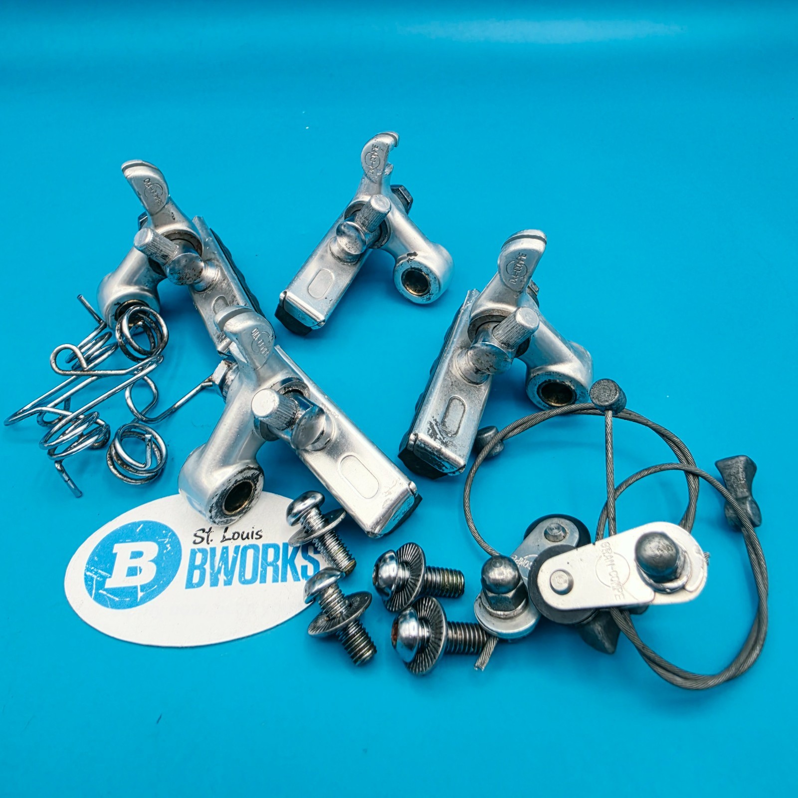 Vintage 80’s Dia-Compe Cantilever Brake Set Front & Rear MTB Touring Brakes f29