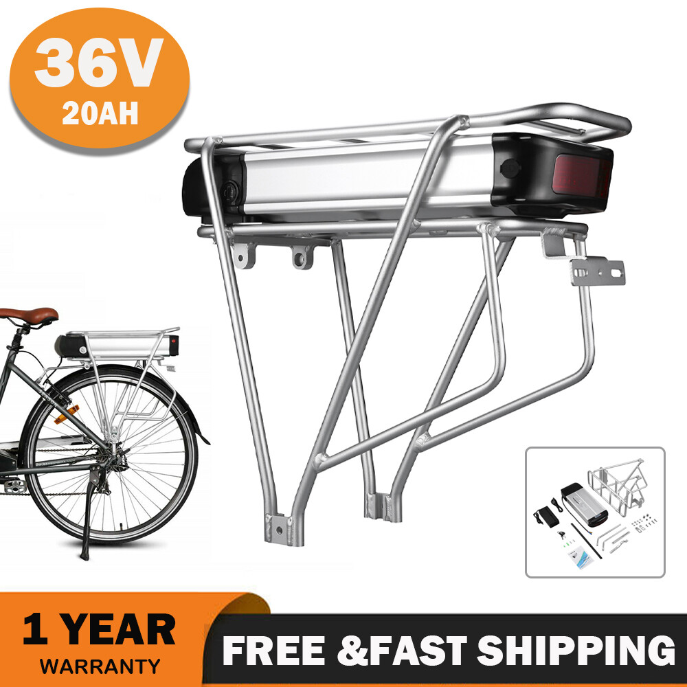 36V 20Ah Rear Rack Lithium Battery for Electric Bicycle Battery Pack Replacement