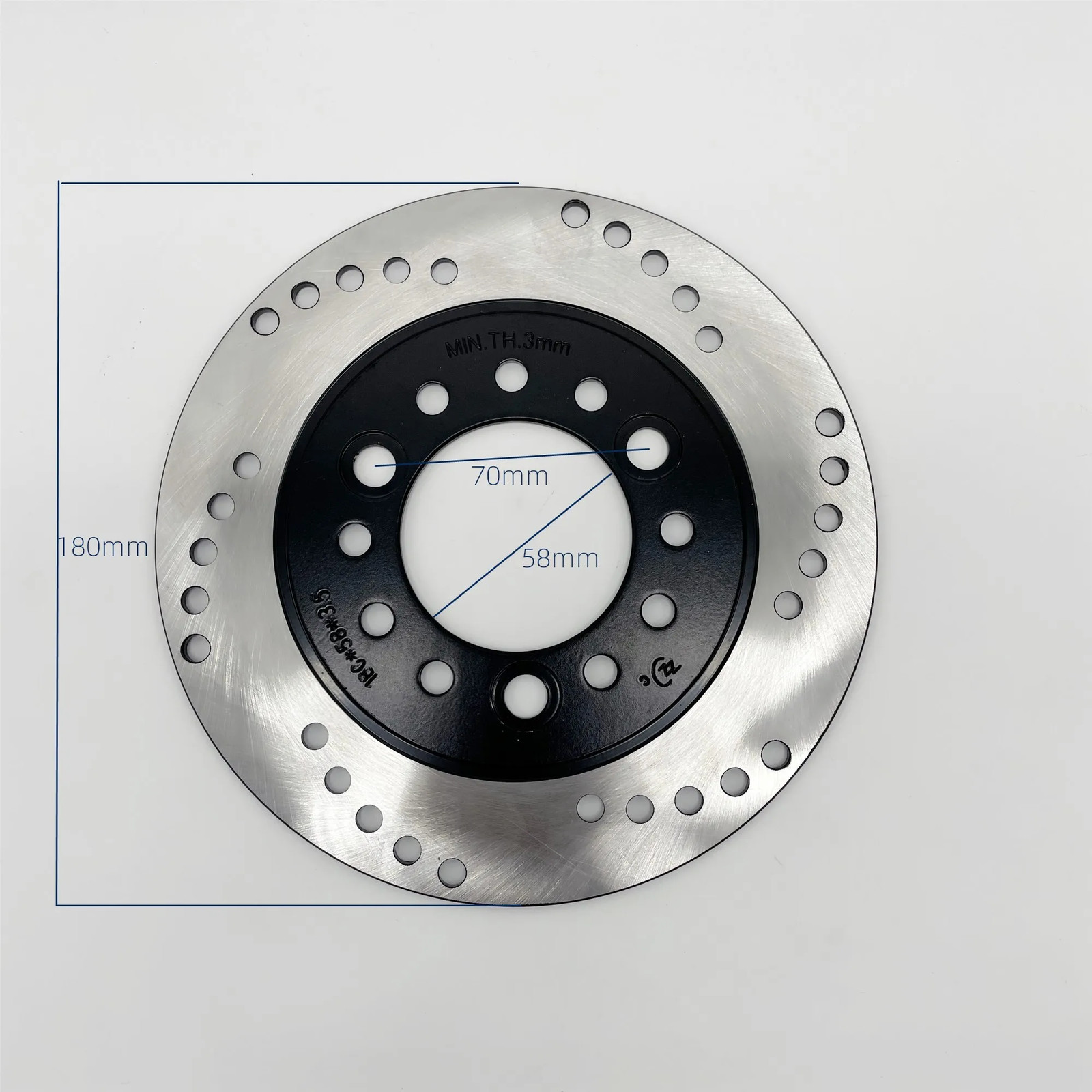 Universal 180/190/220mm Motorcycle Scooters Brak E-motorcycle Rotor Brake Disc