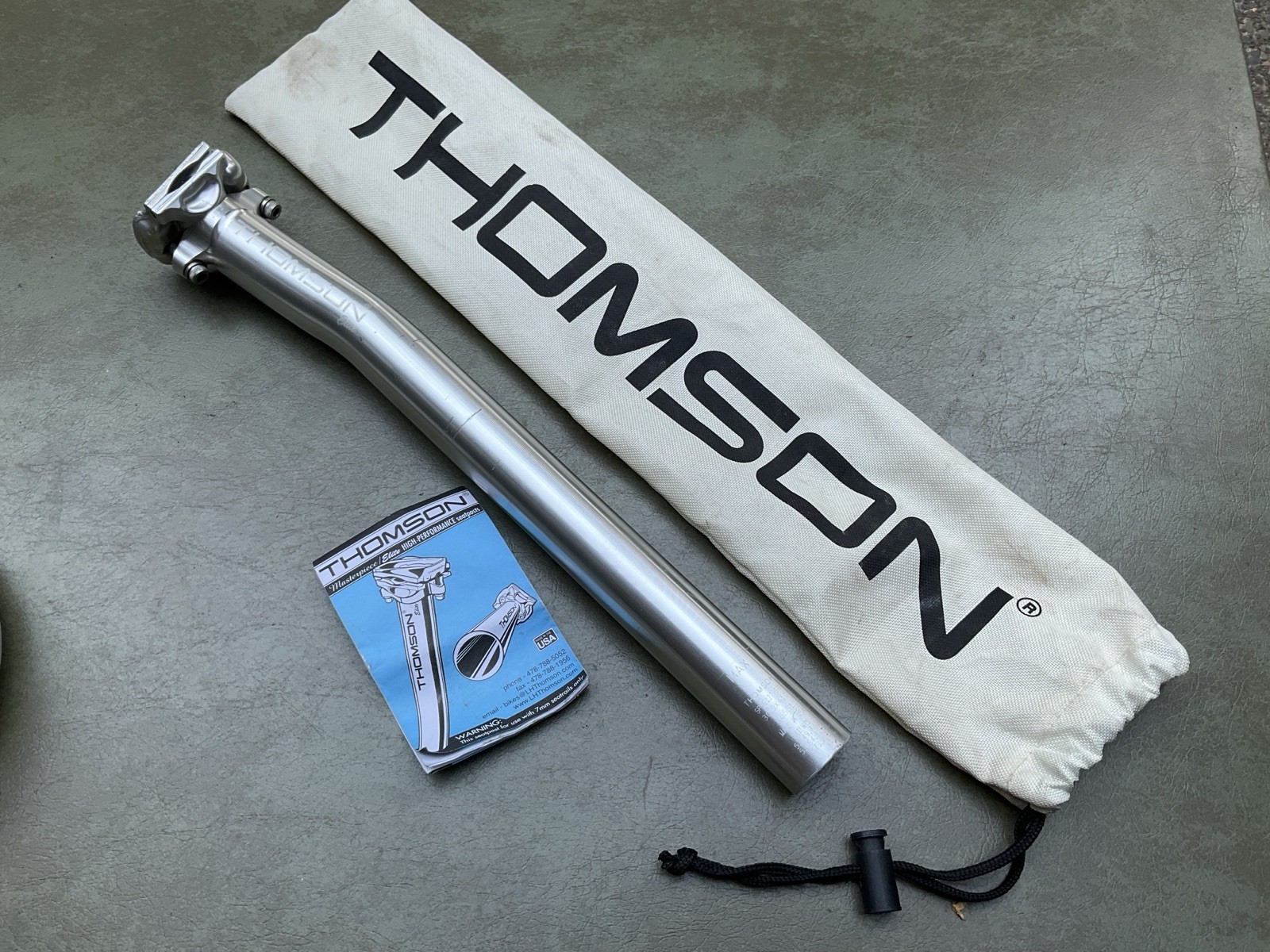Thomson Elite Setback Seatpost 30.9 X 410mm – Silver SP-E127-SB