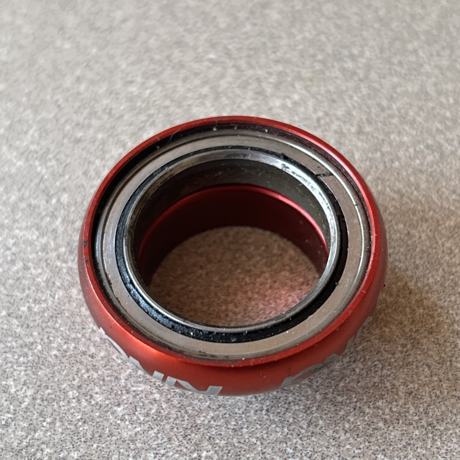 1 inch Chris King threadless Headset anodized red
