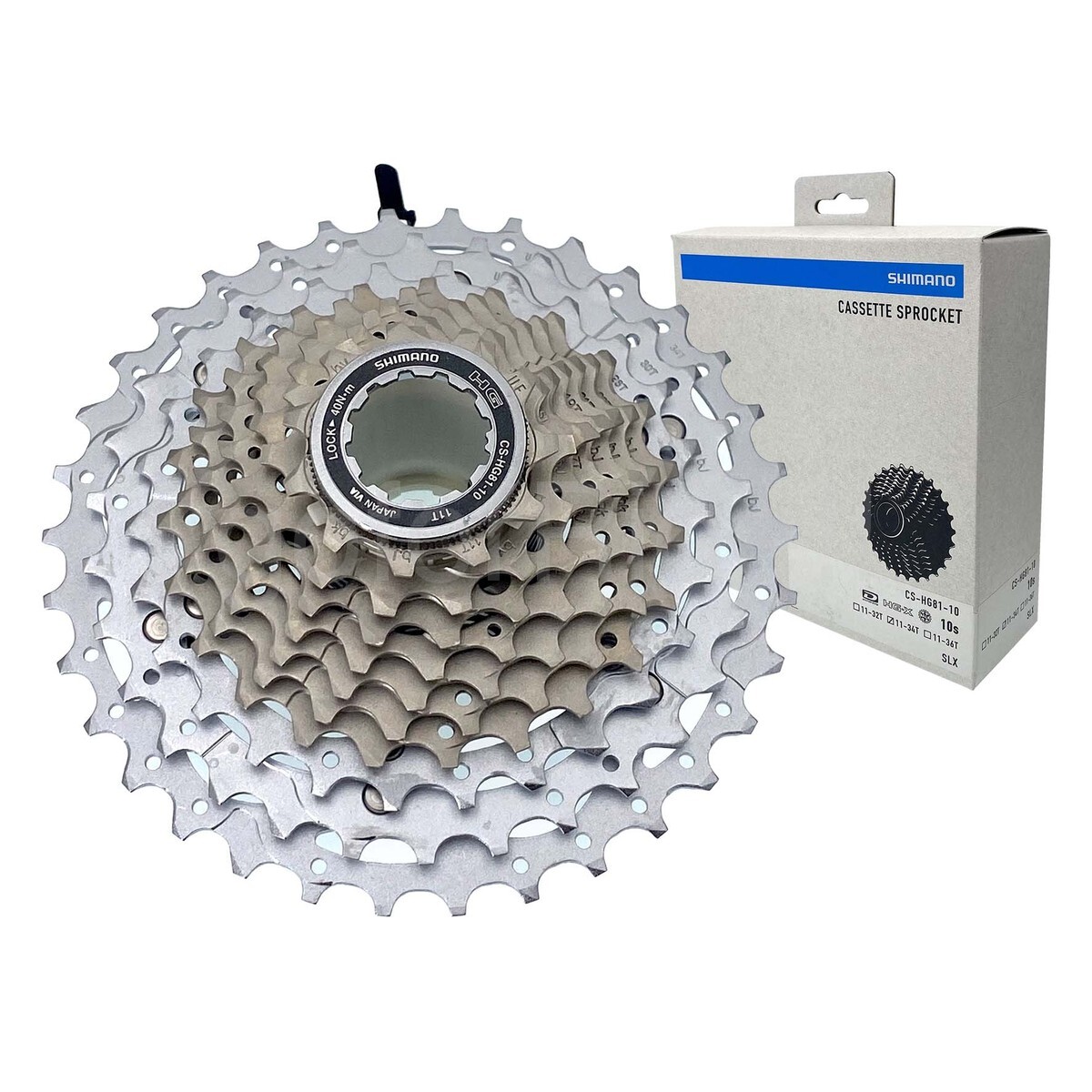 SHIMANO SLX CS-HG81-10 Cassette 10 speed 11-34t New in Box