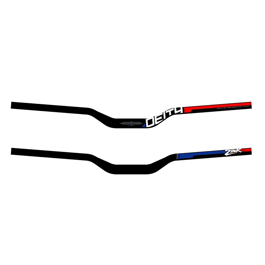 New Deity CZ40 MTB Handlebar Diameter: 31.8mm 800mm Rise: 40mm Black