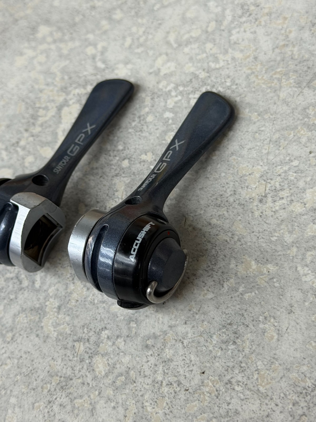 New Old Stock Suntour GPX Shifters Down Tube 6/7 Speed Indexing Compatible