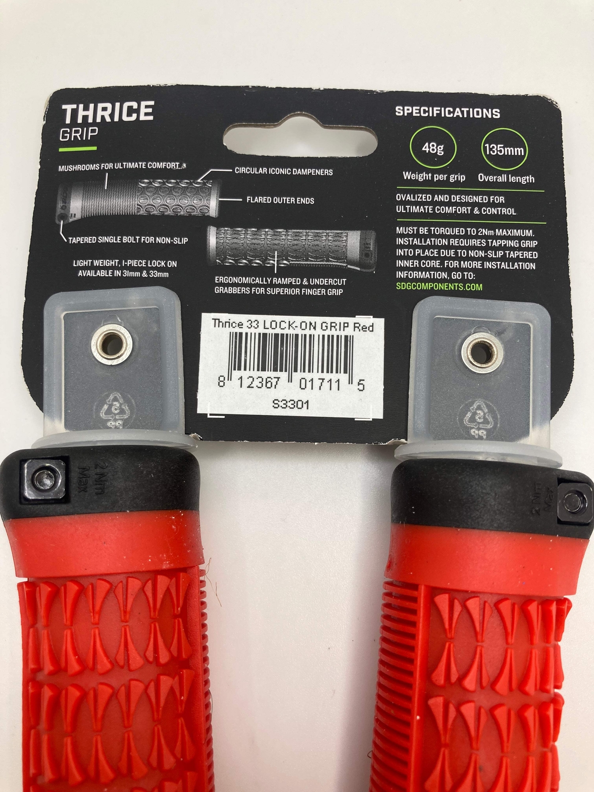 SDG components – Thrice grips – performance MTN – 31mm, 33mm