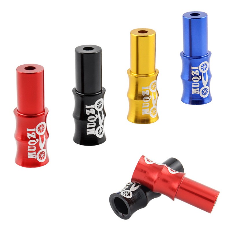 Bike Brake Gear Cable Housing End Plugs Brake Cable Cover End Cap Aluminum Alloy