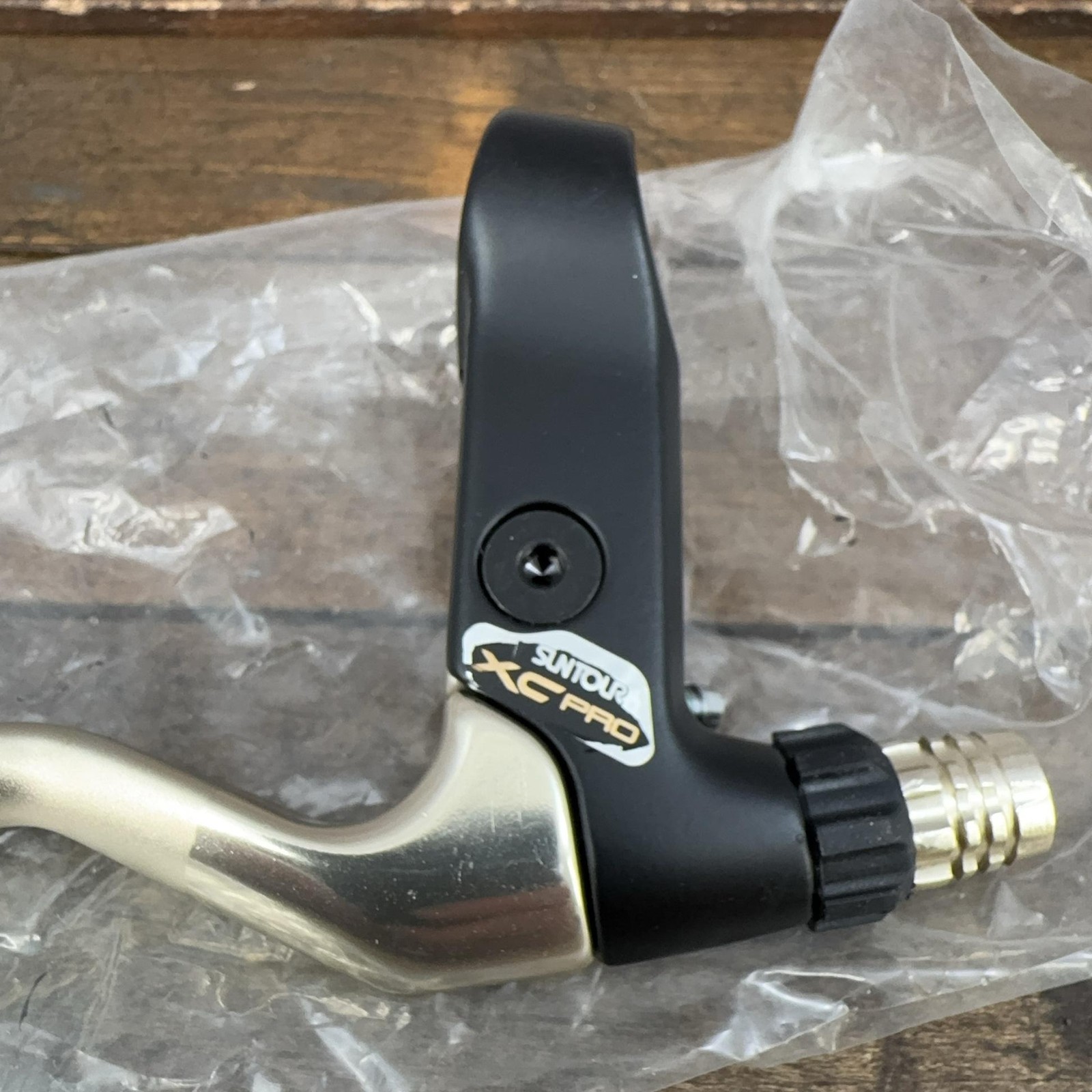 Vintage Suntour XC Pro Brake Levers Pair Gold NOS 22.2mm 90s MTB BMX Japan 90s